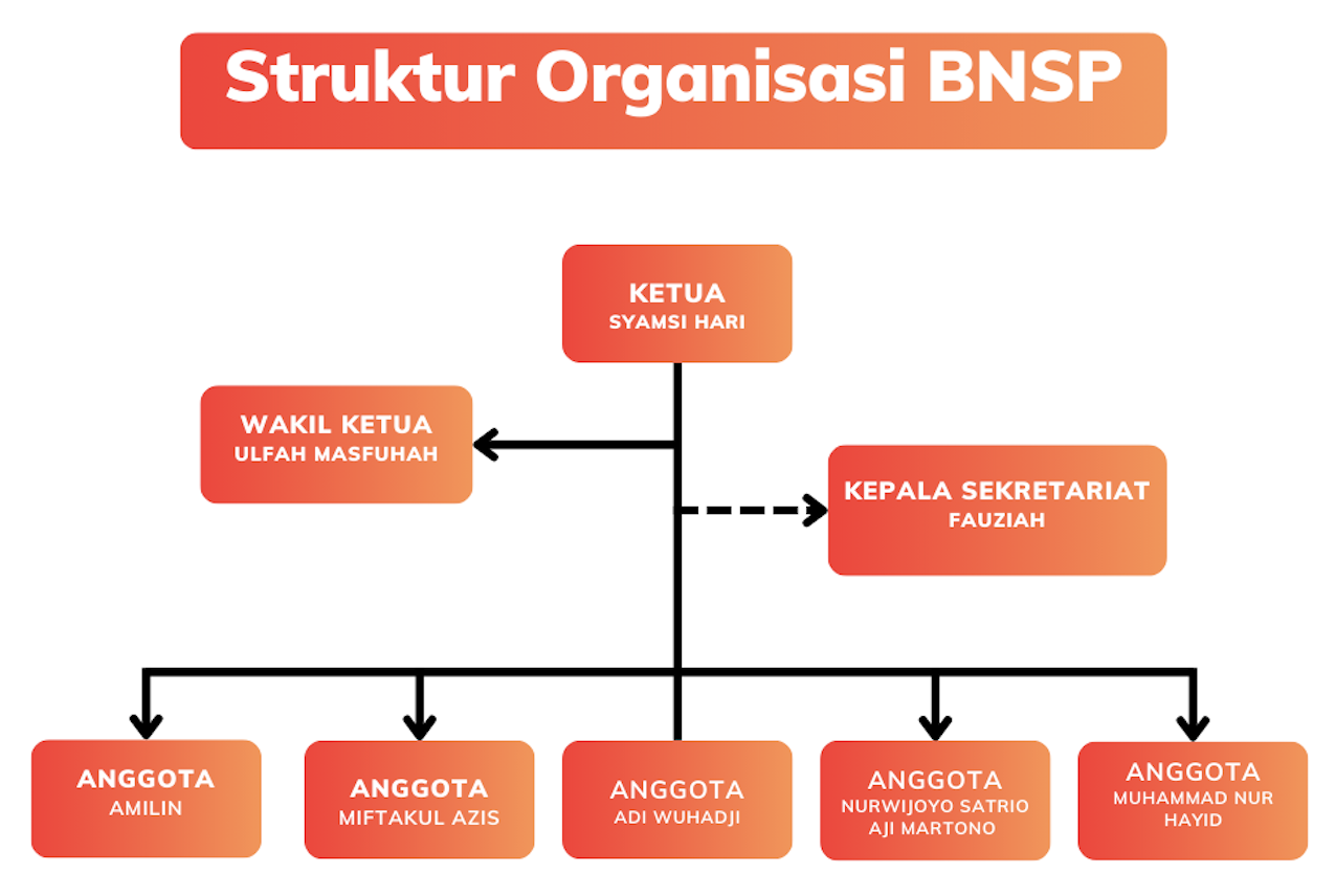 profile Pengurus BNSP profile Pengurus BNSP